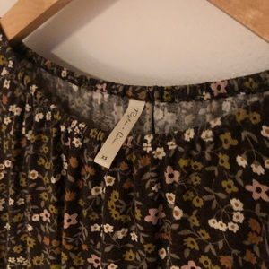 Rylee + Cru long sleeve flowy dress